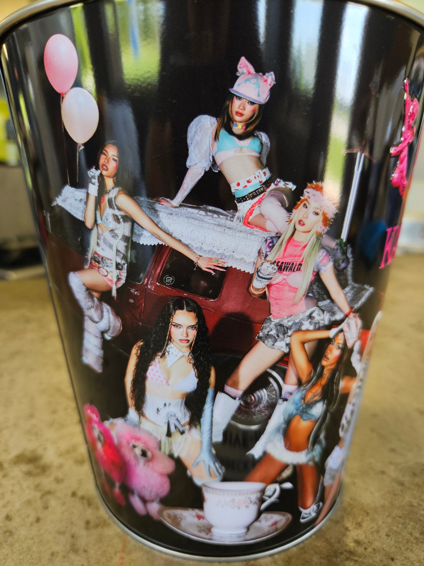NEW! Katseye Wild Hearts Metal Popcorn Bucket Tin - IN HAND 2026 -Metal