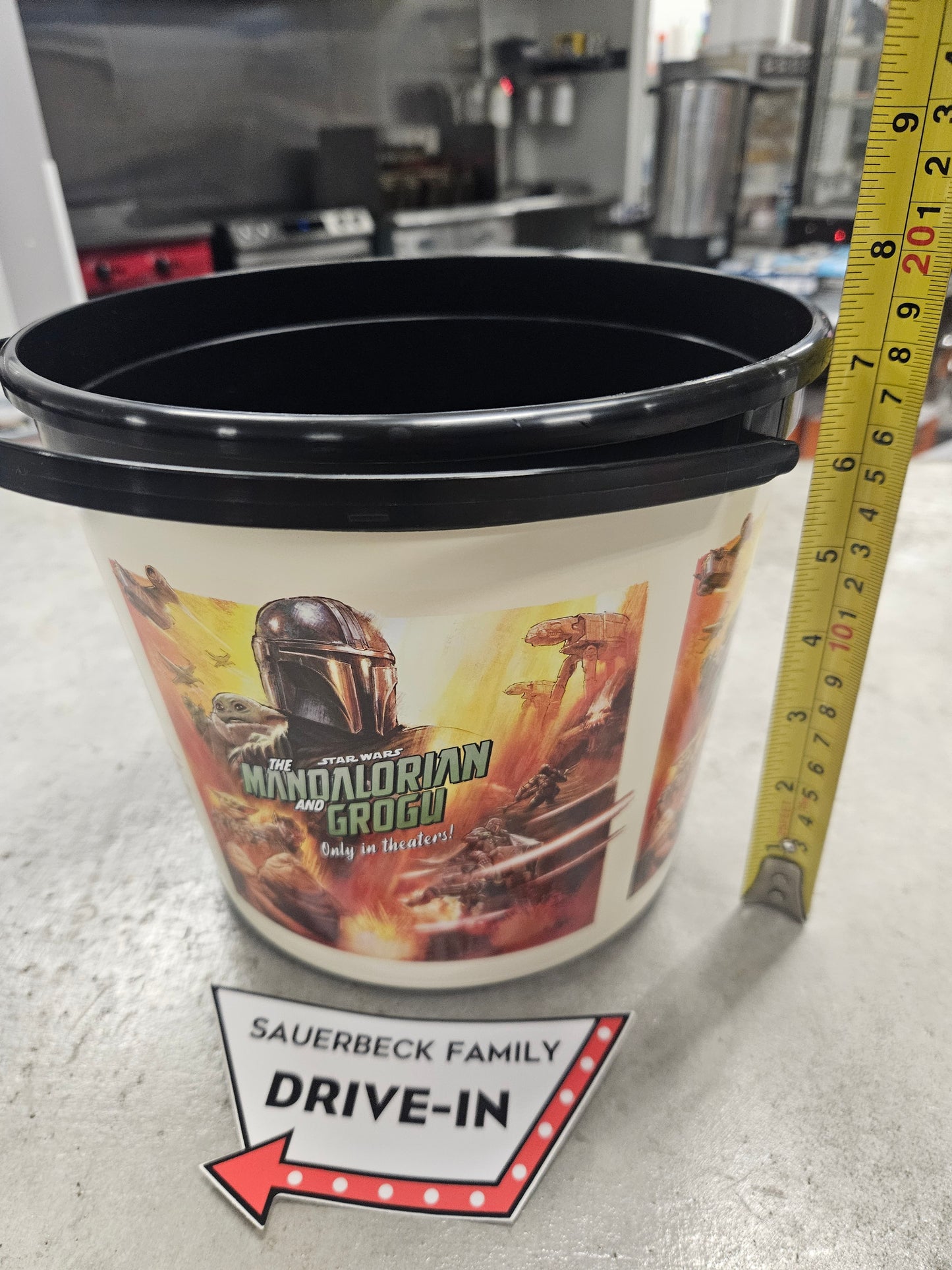 Star Wars Mandalorian and Grogu 2026 Plastic Popcorn Bucket with Handle