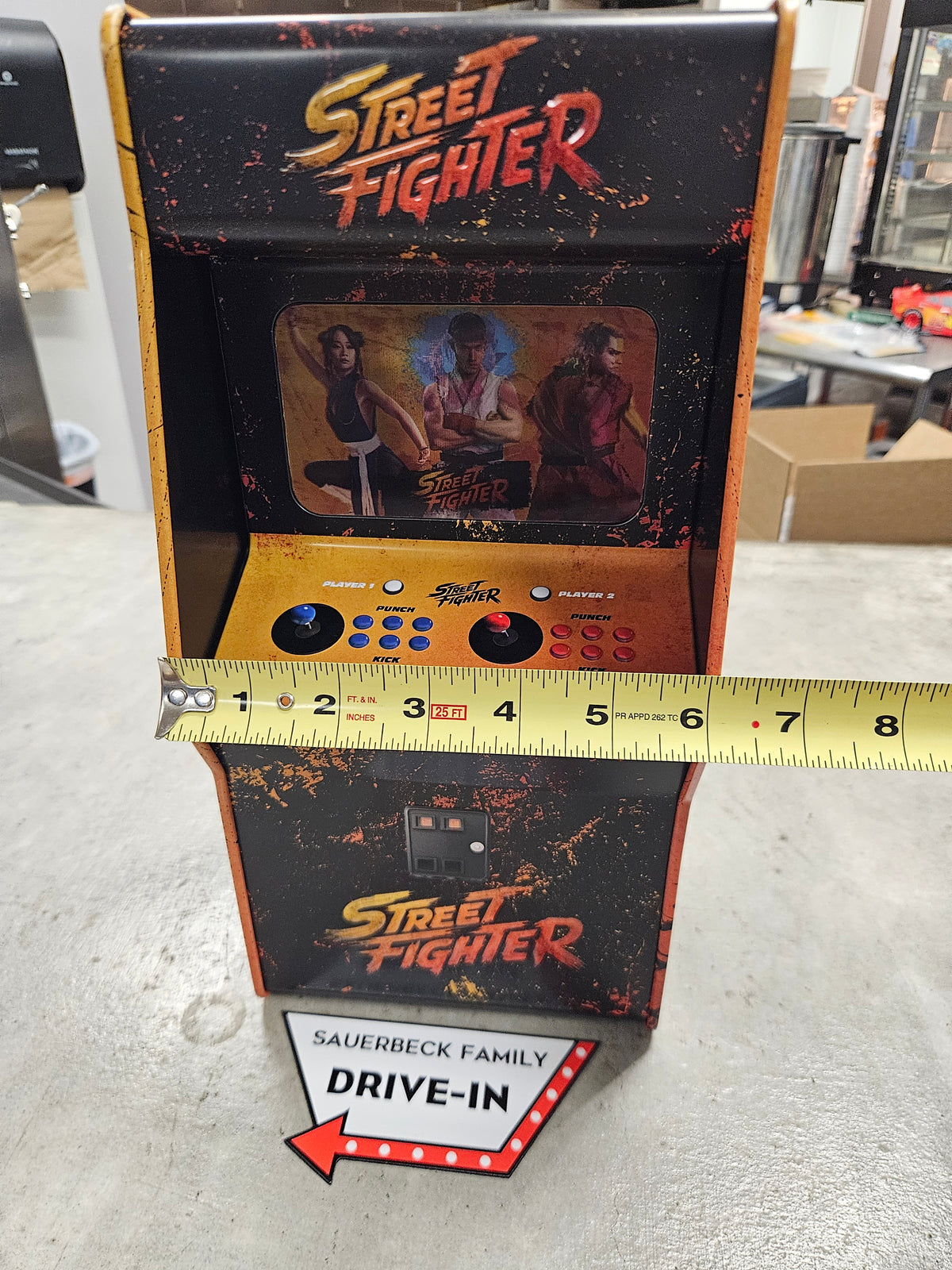 Street Fighter 2026 Movie Metal Arcade Popcorn Bucket NEW