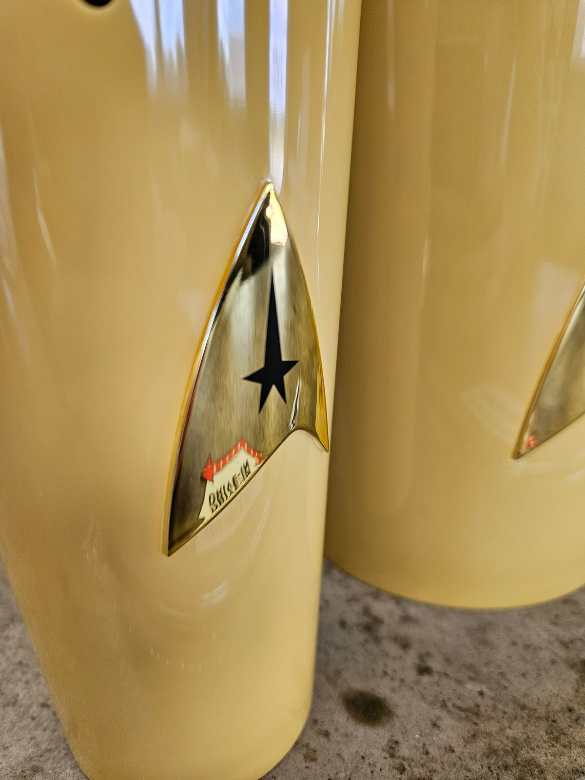 Star Trek SET of 2 - YELLOW Uniform Popcorn Bucket AND Cup 60th Anniv IN HAND 2026