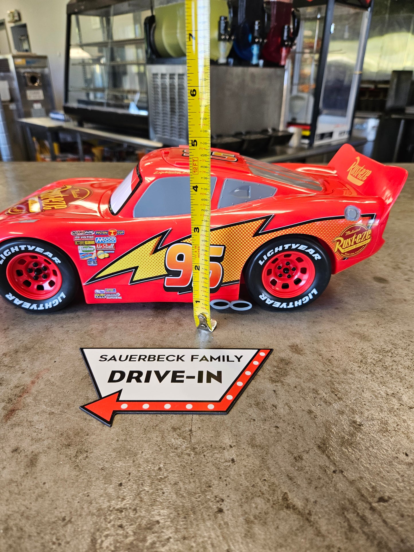 Cars 20th Anniversary Lightning McQueen Car Popcorn Container - 2026