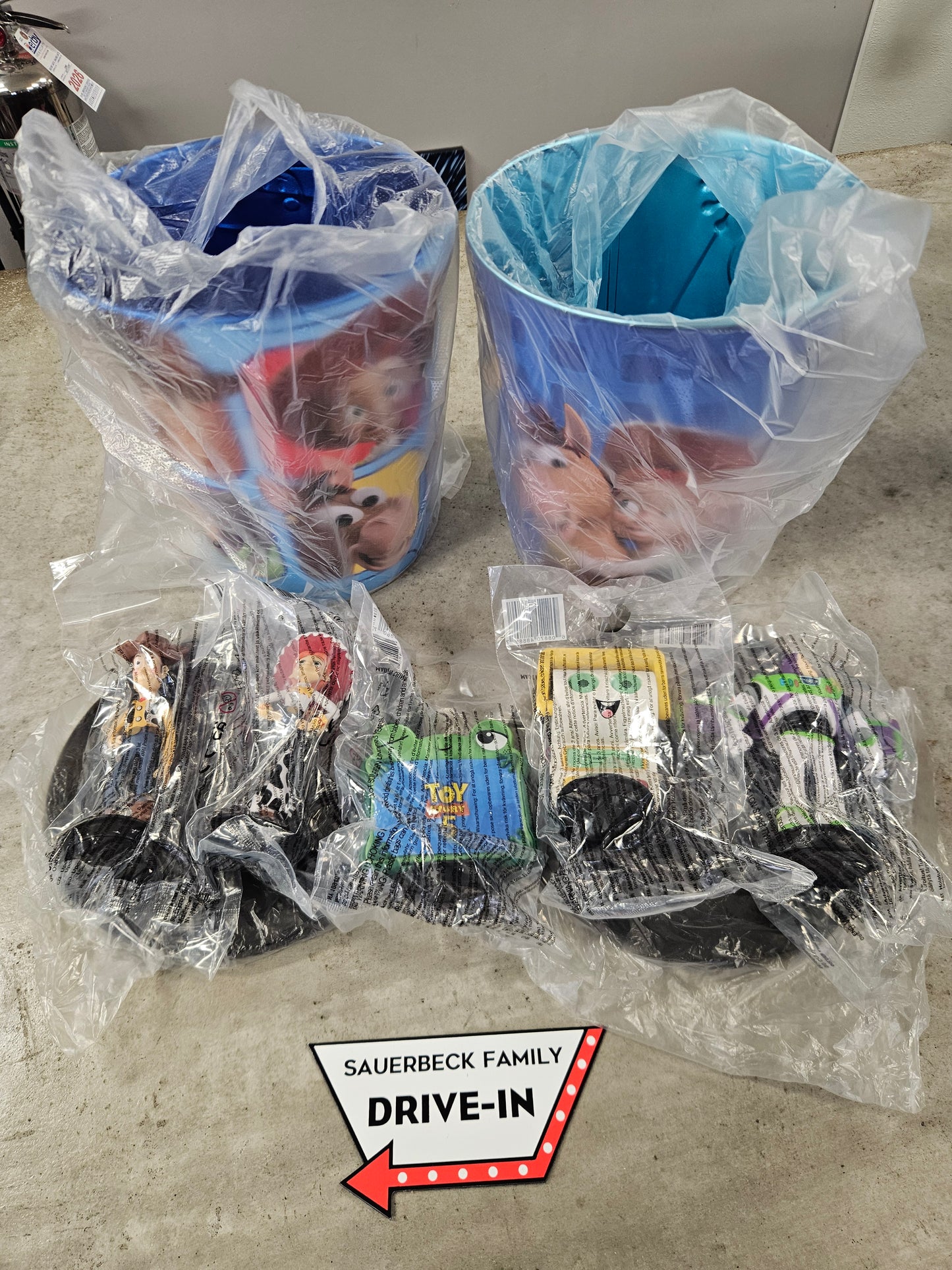 NEW! 2 Toy Story 5 Popcorn Buckets with 5 Toppers IN HAND 2026 - 10pcs
