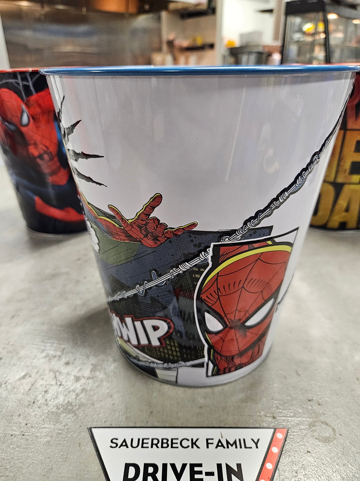 NEW! Set of 3 Spider-Man Brand New Day 130oz Metal Popcorn Bucket Set of 3 IN HAND 2026
