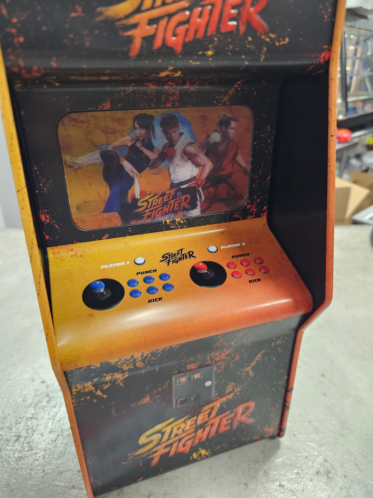 Street Fighter 2026 Movie Metal Arcade Popcorn Bucket NEW