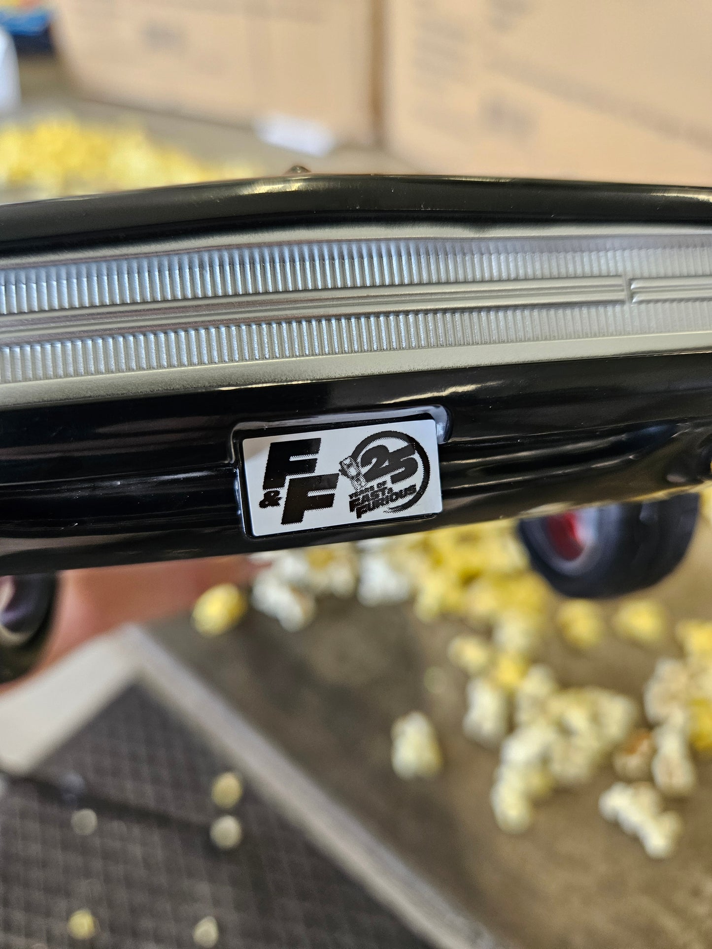 Dom's Charger - Fast and Furious 25th Anniv Popcorn Container Car