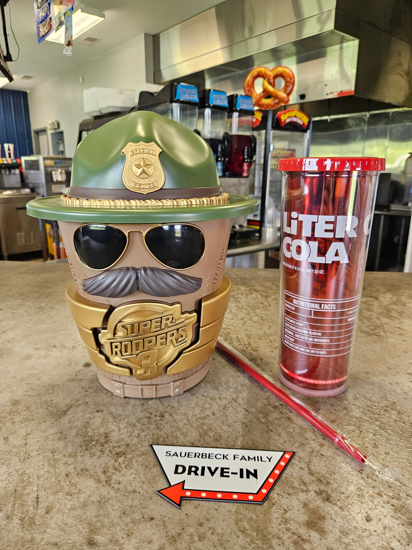 Super Troopers 3 SET OF 2! Popcorn Bucket & Cup NEW 2026