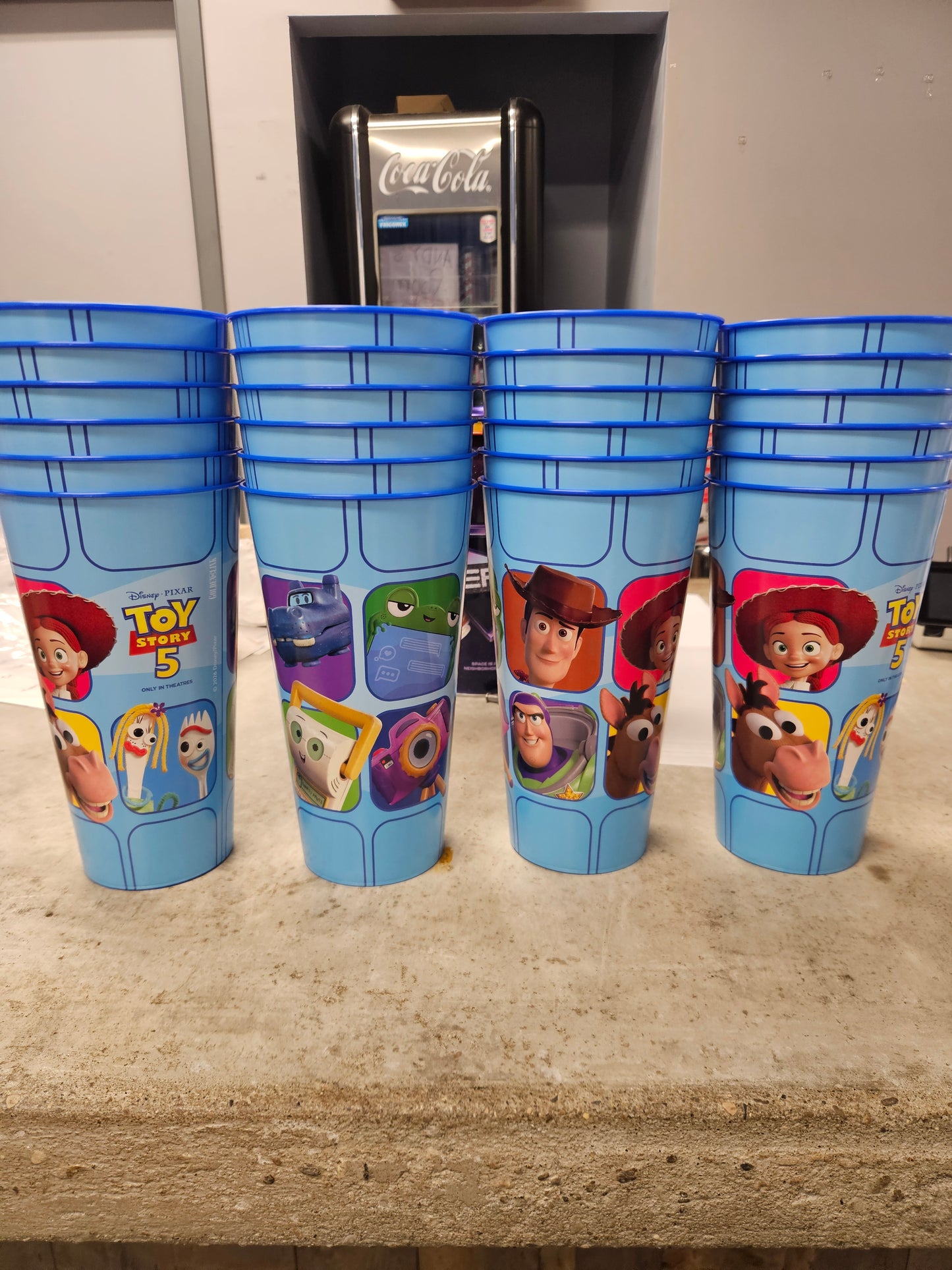 Toy Story 5 2026 Promotional Plastic Cup Movie Collectible - SET of 24 Cups - 44oz