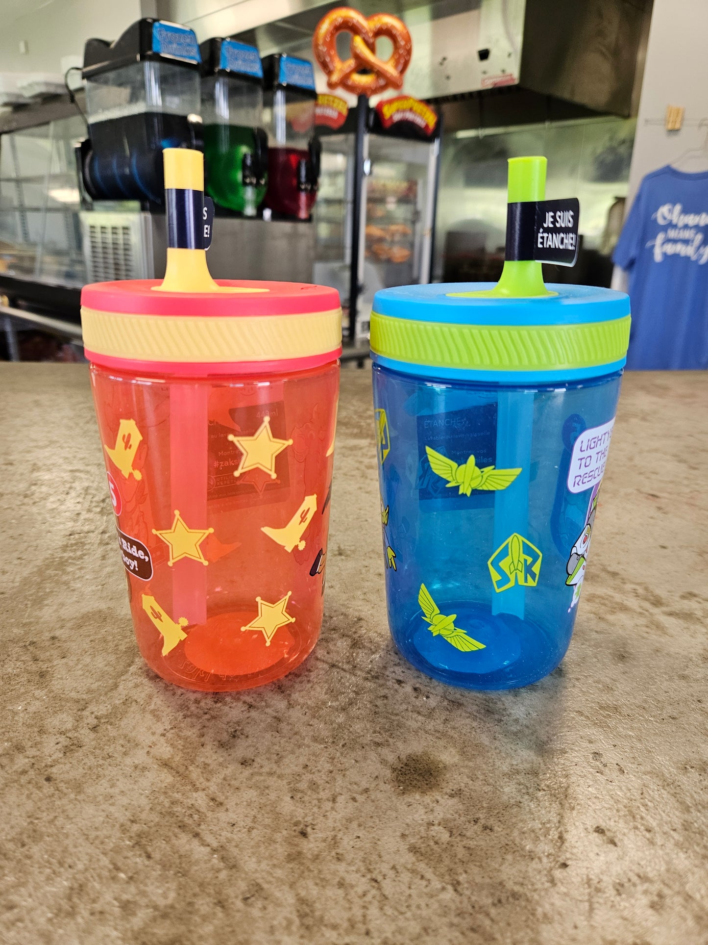 NEW! Toy Story 5 Straw Cup Zak! Set of 2 IN HAND 2026