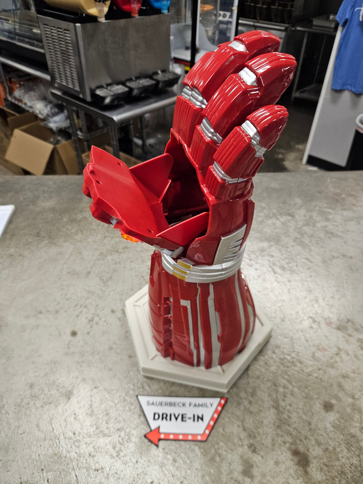 Infinity Stone Gauntlet Popcorn Bucket - Avengers Endgame 2026 Encore NEW Gauntlet