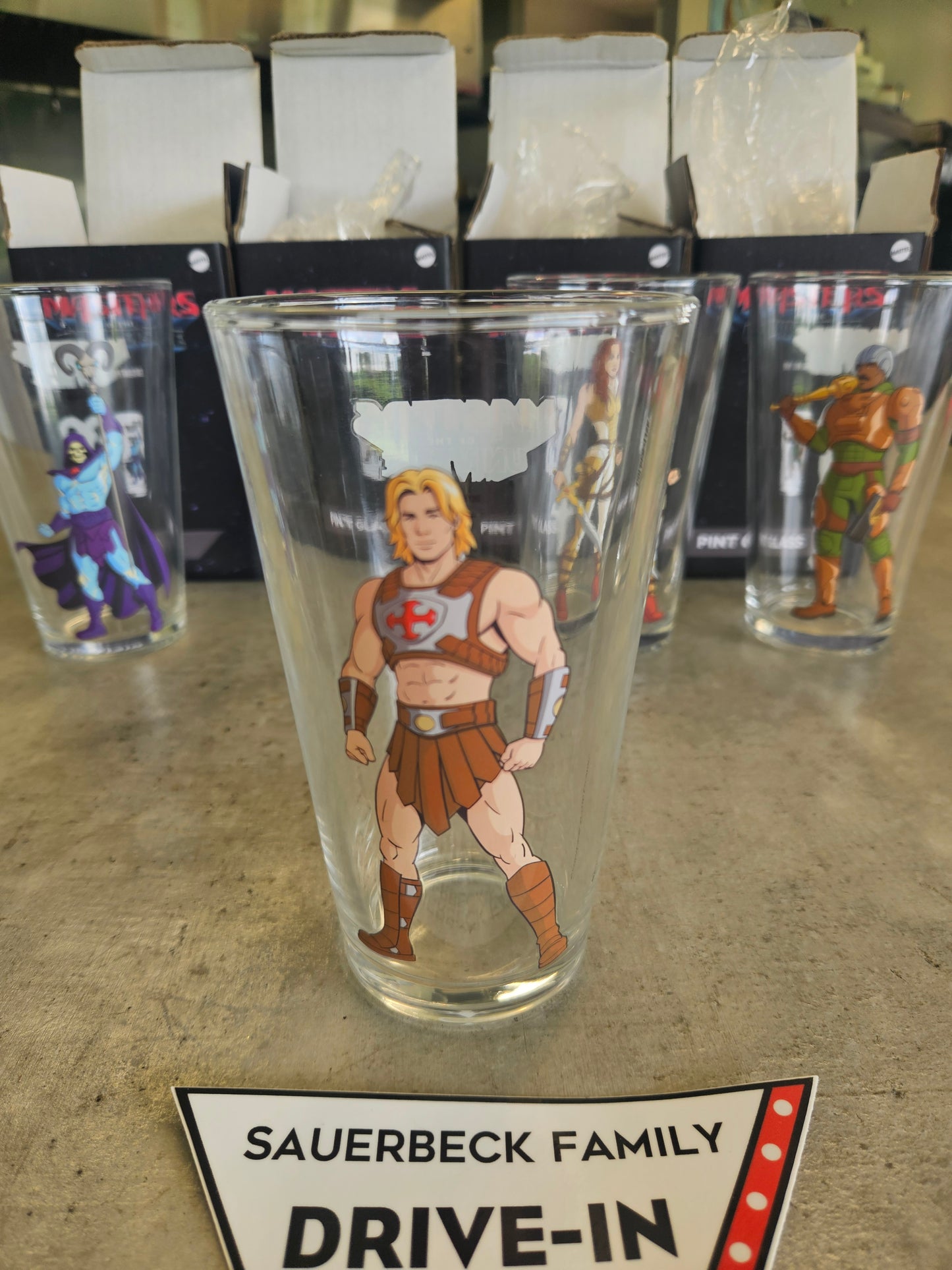 Masters of The Universe Pint Glasses - Set of 4 - Glass