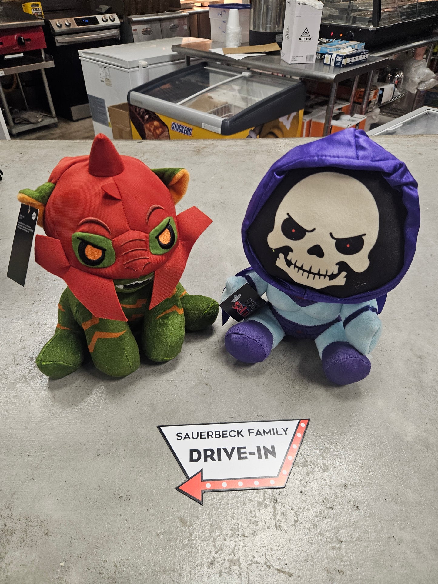 NEW! Set of 2 Masters Of The Universe Battlecat Skeletor Plush IN HAND 2026