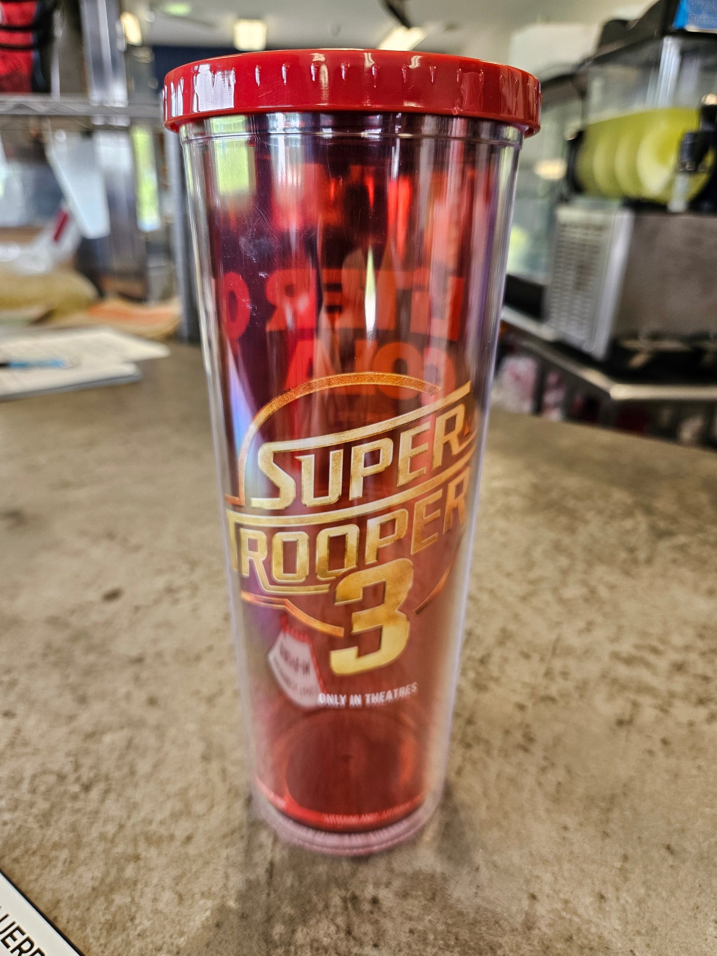 Super Troopers 3 Liter O Cola Cup Lid Straw - NEW 2026 32oz