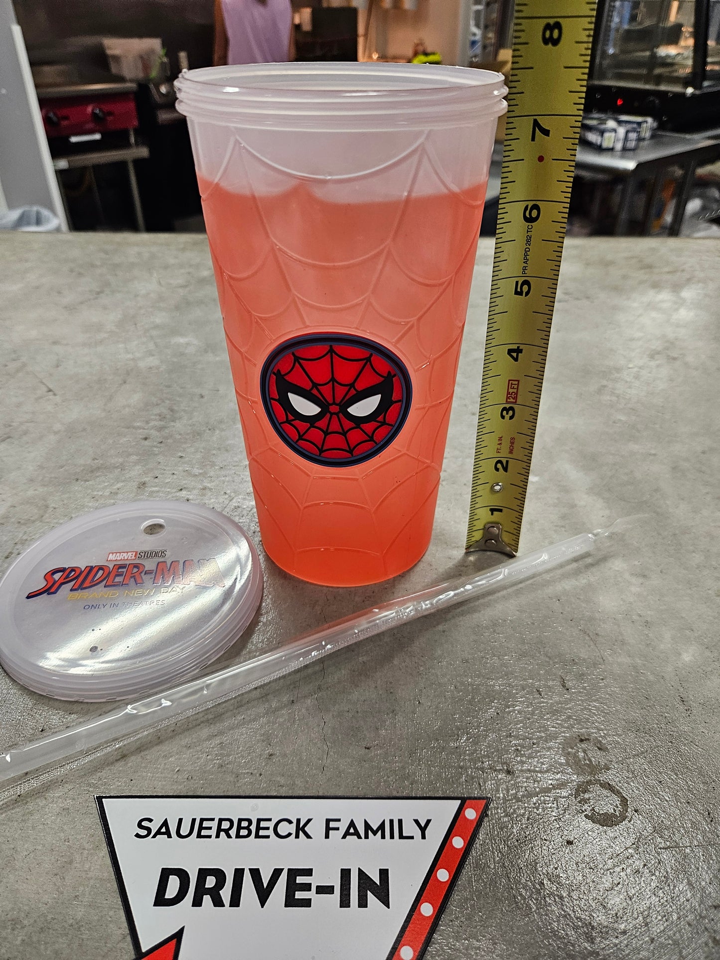 Spider-Man Brand New Day(2026) Live Action - Color Changing Cup with lid and straw