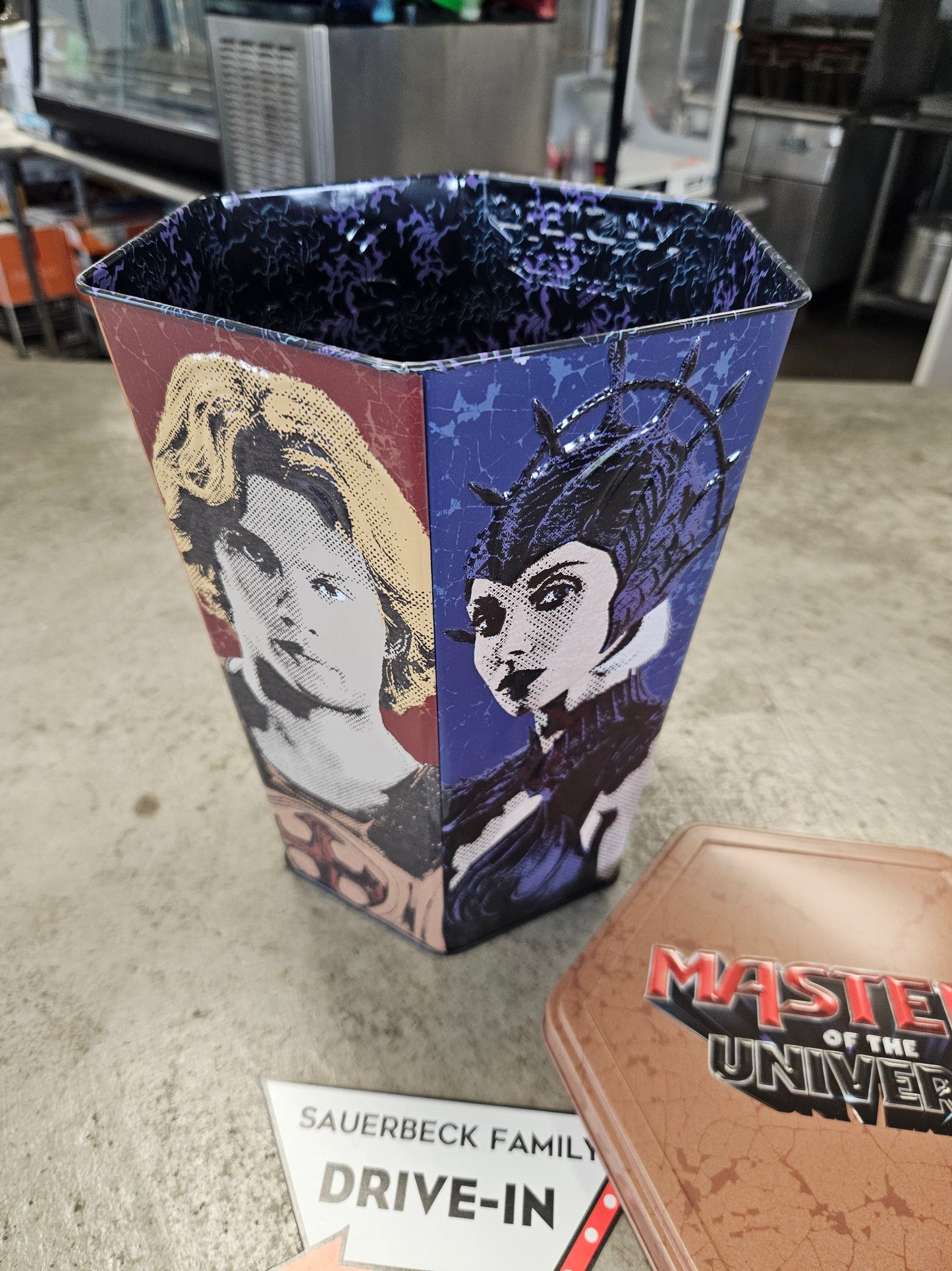 NEW! Masters Of The Universe Hexagon Popcorn Bucket Tin IN HAND 2026