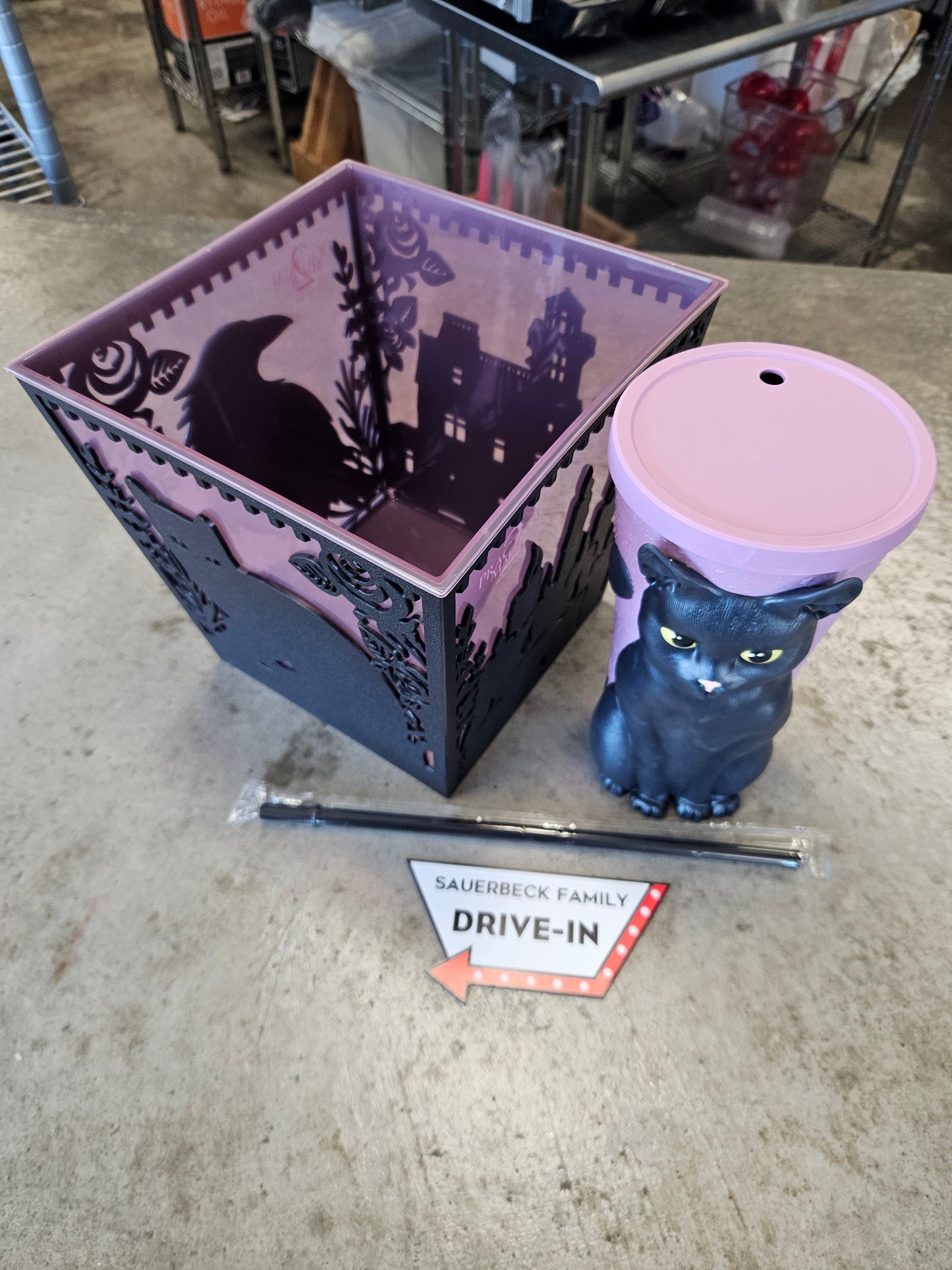 Practical Magic 2 - SET of 2 Silhouette Bucket & Black Cat Cup IN HAND 2026