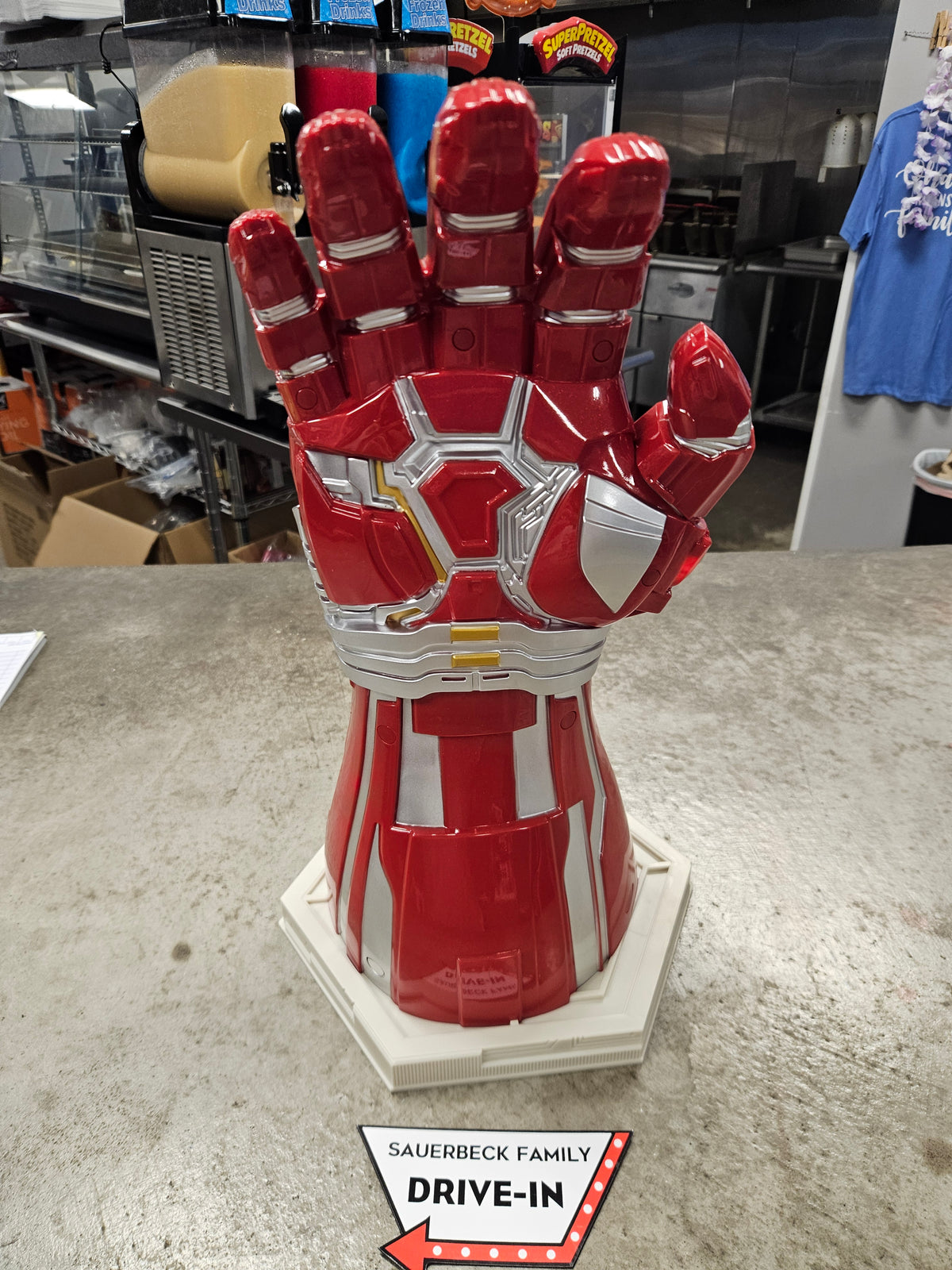 Infinity Stone Gauntlet Popcorn Bucket - Avengers Endgame 2026 Encore NEW Gauntlet
