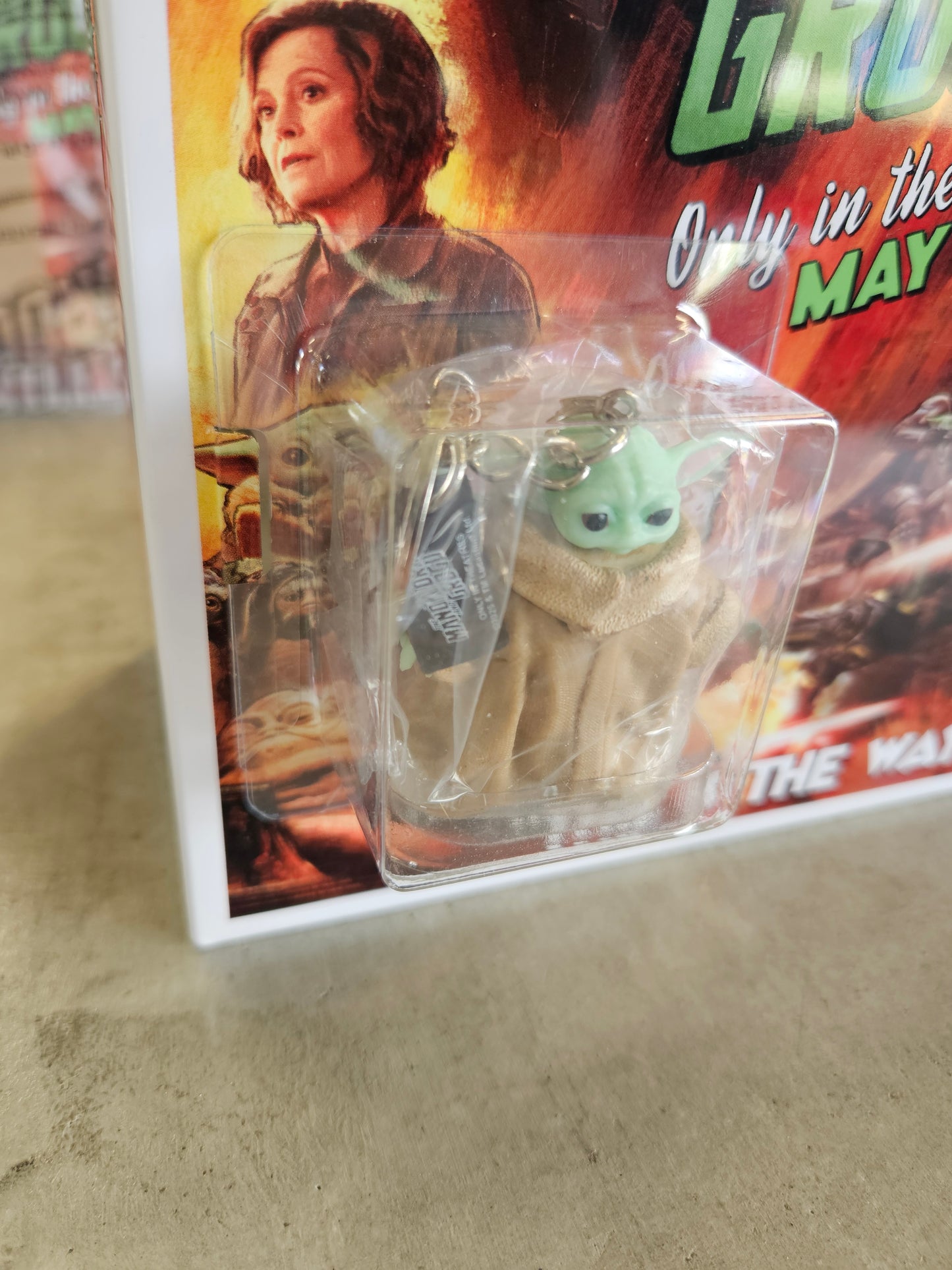 SET OF 2 Star Wars Mandalorian Grogu 2026 Metal Popcorn Bucket w/ Keychain BOTH
