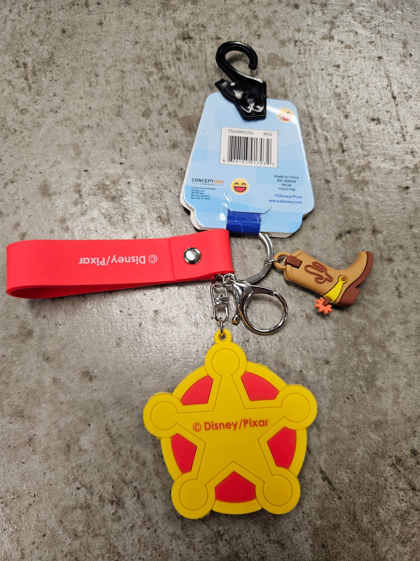 NEW! Toy Story 5 Keychain Wristlet Clip IN HAND 2026 Jessie Sheriff Era