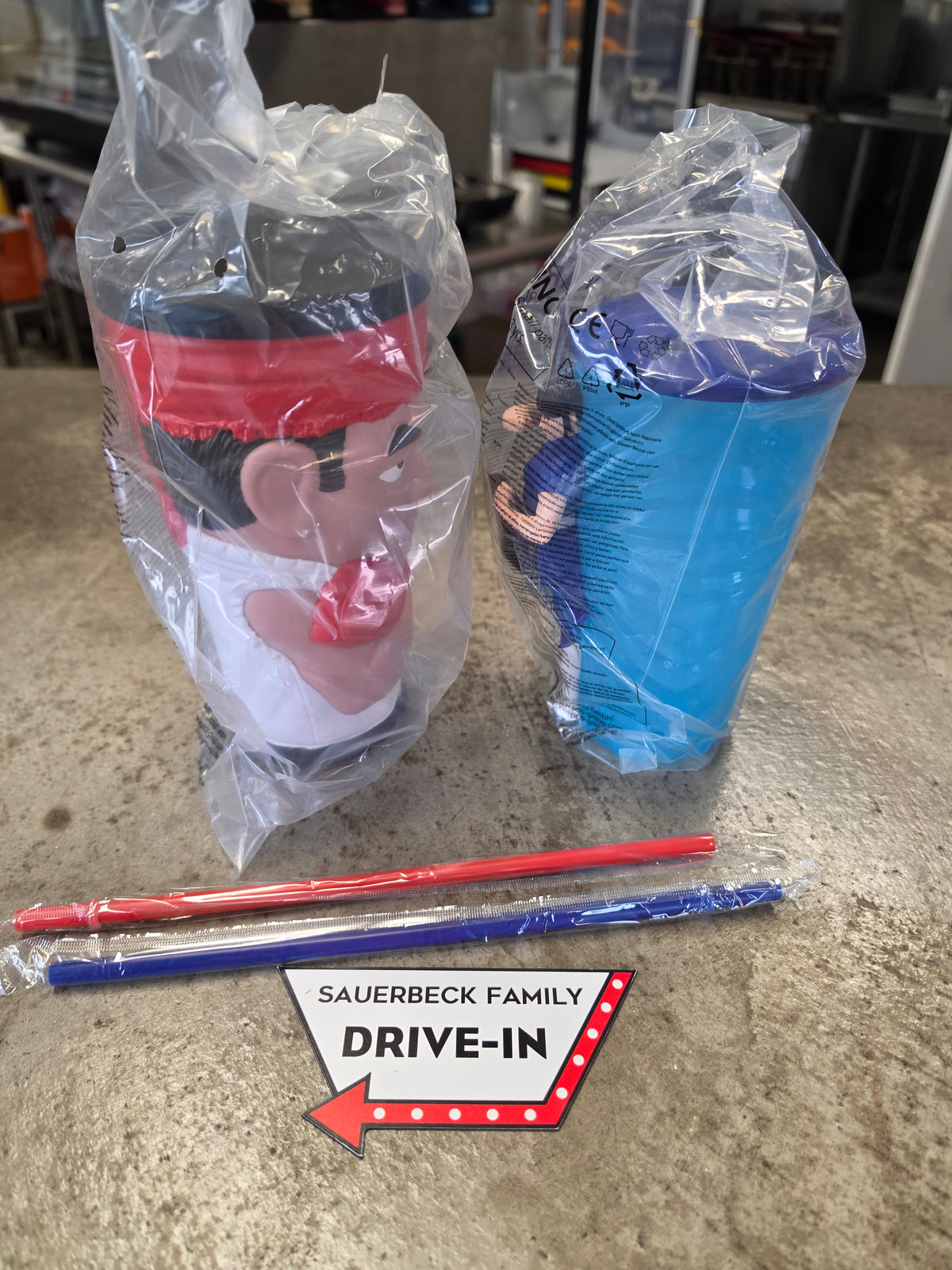 2x Street Fighter 2026 Movie Collectible Cups Set of 2