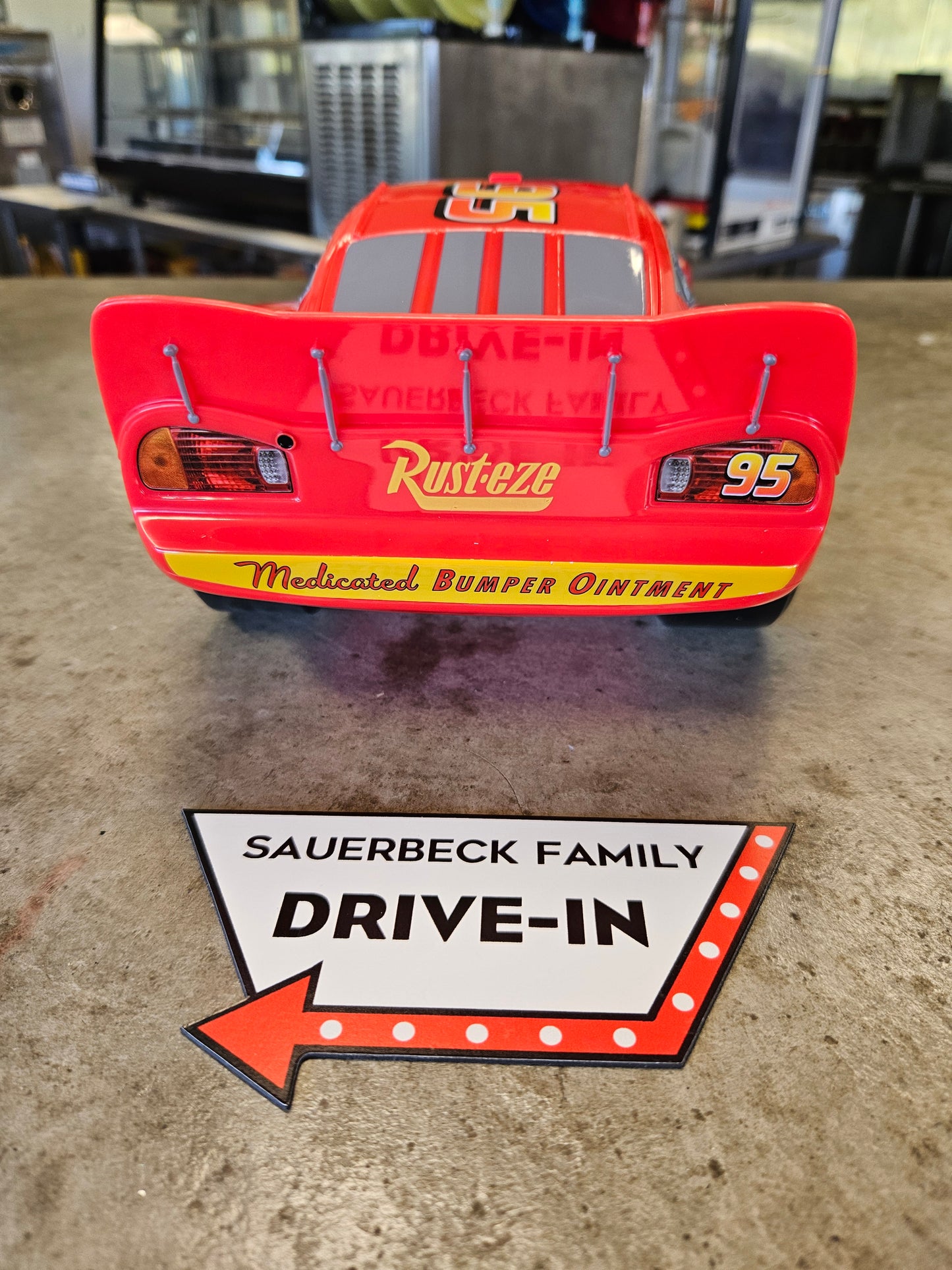 Cars 20th Anniversary Lightning McQueen Car Popcorn Container - 2026