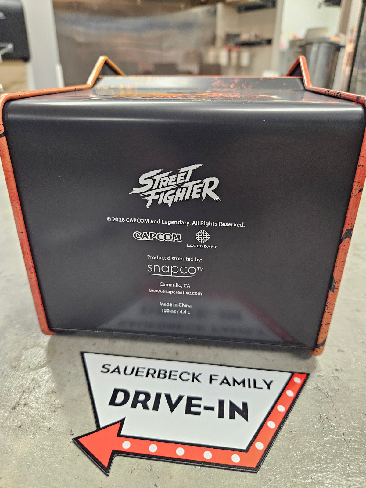 Street Fighter 2026 Movie Metal Arcade Popcorn Bucket NEW
