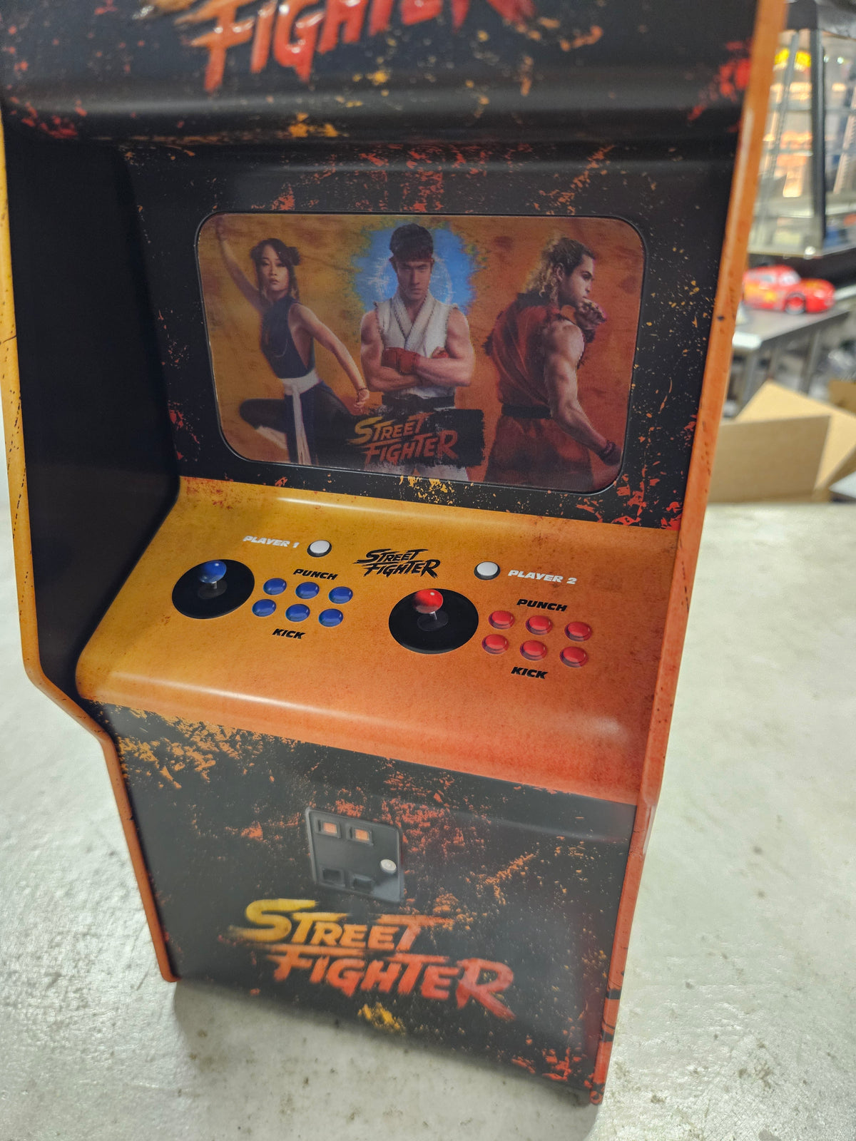 Street Fighter 2026 Movie Metal Arcade Popcorn Bucket NEW