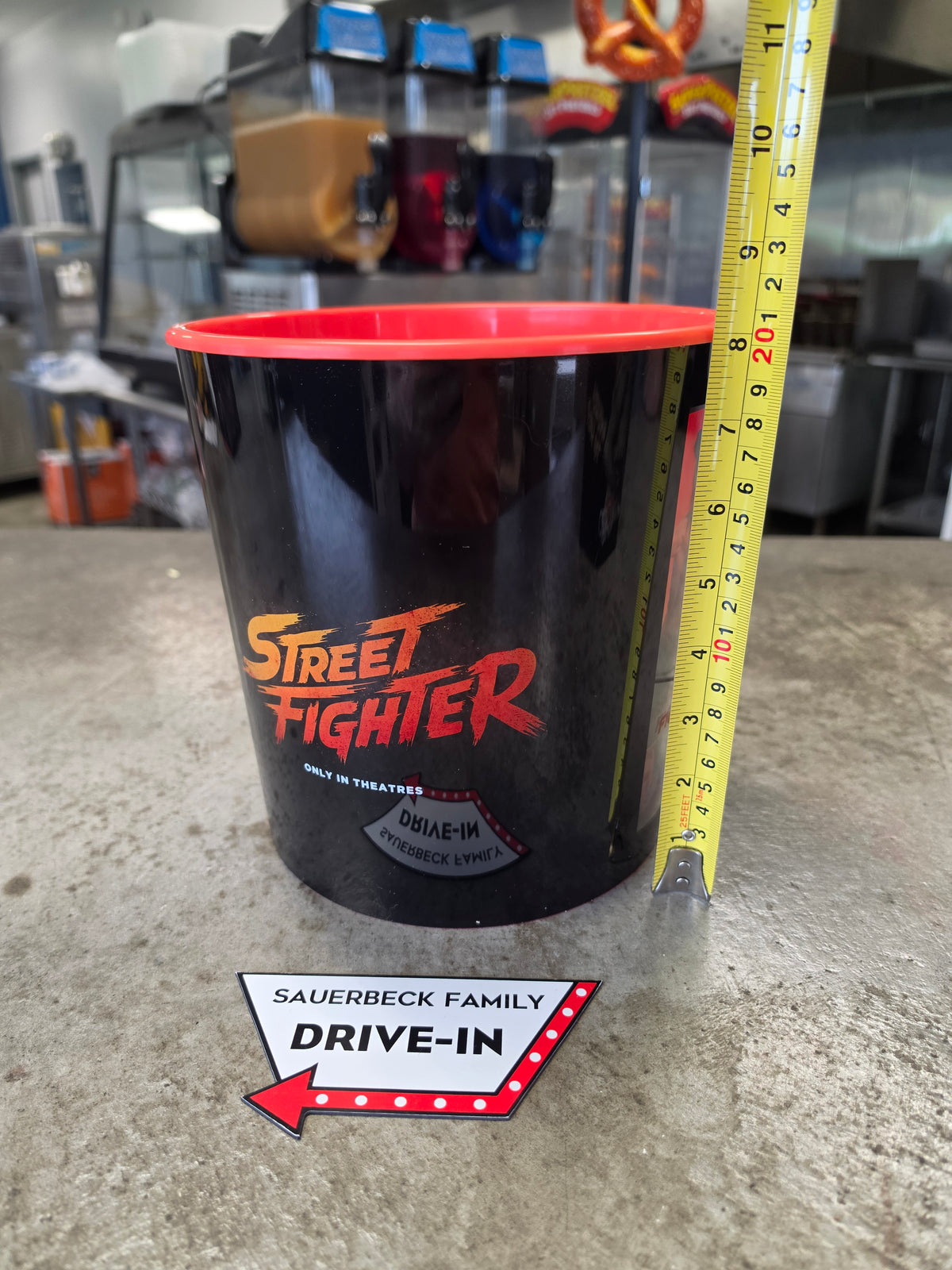 Street Fighter 2026 Movie Player Select Spinning Plastic Popcorn Bucket