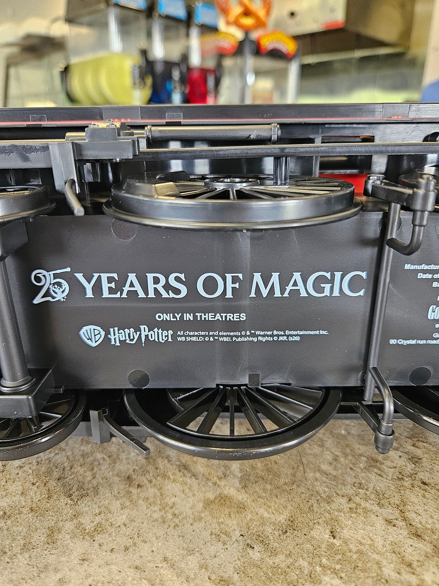 Hogwarts Express Train Popcorn Harry Potter 25th Steam NEW