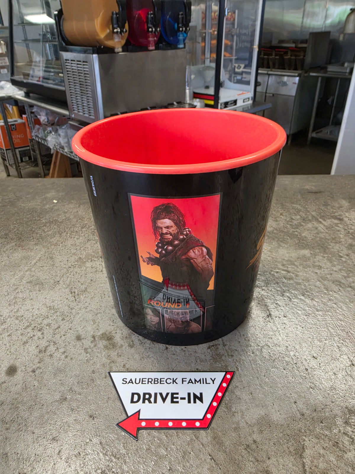 Street Fighter 2026 Movie Player Select Spinning Plastic Popcorn Bucket