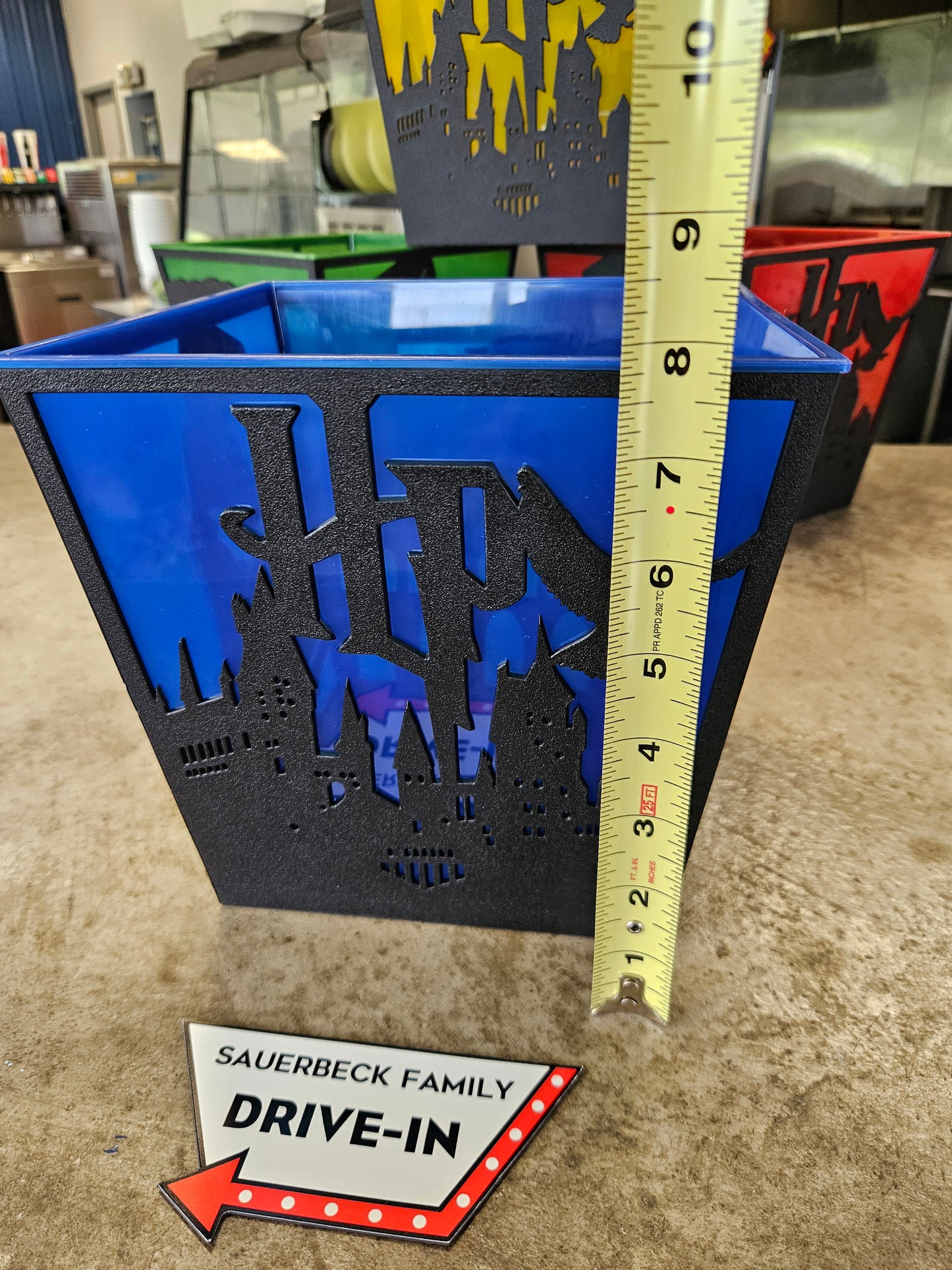 Harry Potter 25th Anniversary YELLOW Popcorn Bucket Silhouette