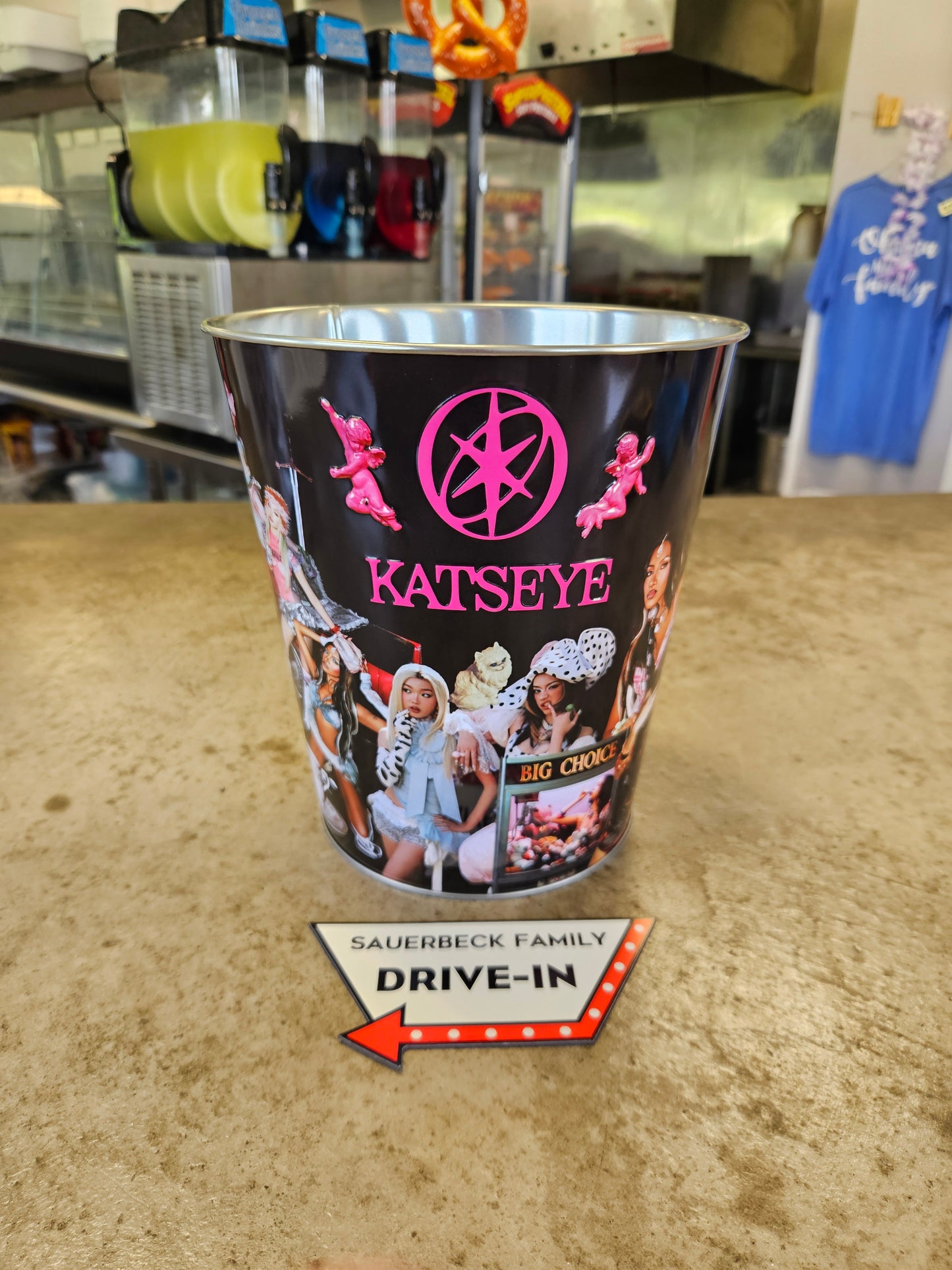 NEW! Katseye Wild Hearts Metal Popcorn Bucket Tin - IN HAND 2026 -Metal