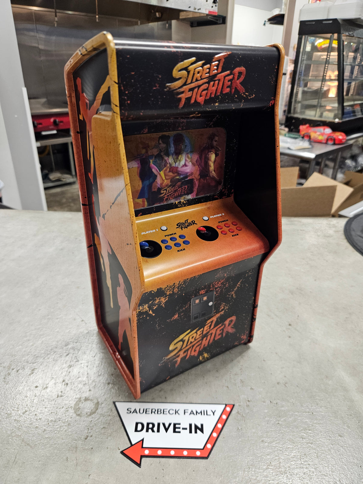 Street Fighter 2026 Movie Metal Arcade Popcorn Bucket NEW