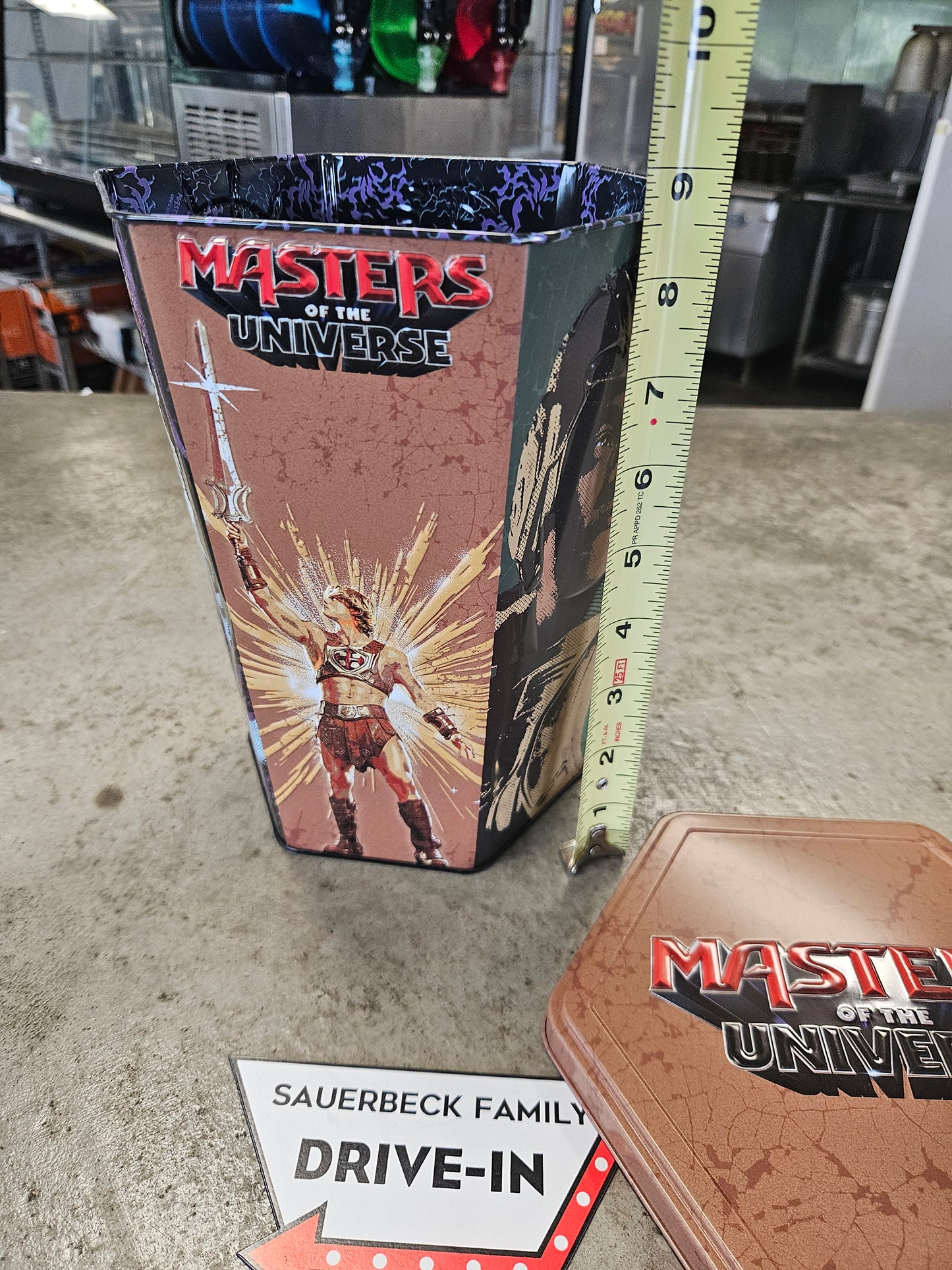 NEW! Masters Of The Universe Hexagon Popcorn Bucket Tin IN HAND 2026