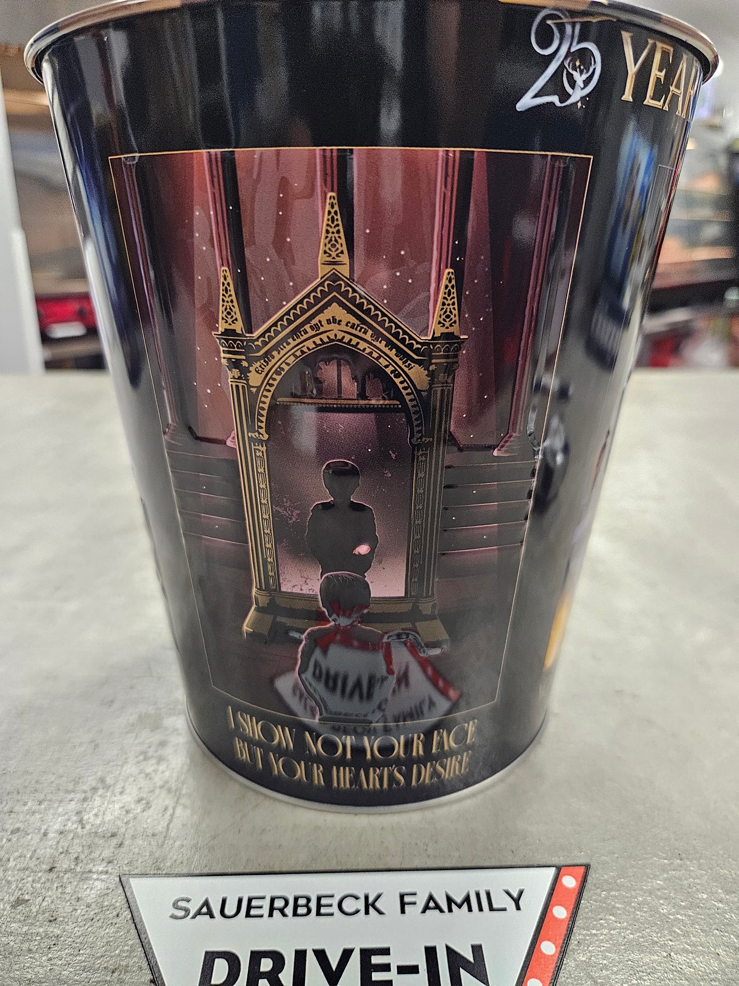 Harry Potter 25th Anniversary Quotes Popcorn Bucket Tin LETTERS